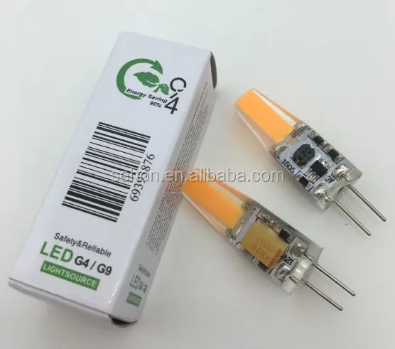 G4 LED Lamp High Quality Led AC DC 12V Cob G4 1w/1.5w Dimmable Led lighting bulb