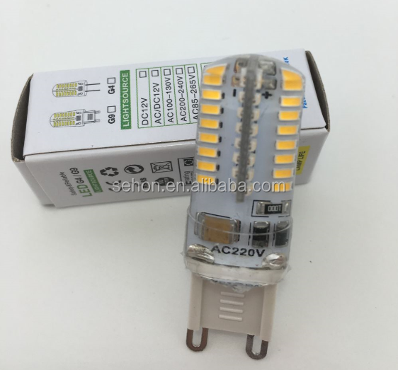 Silicone LED Lamp 3W SMD G9 LED Light Bulb