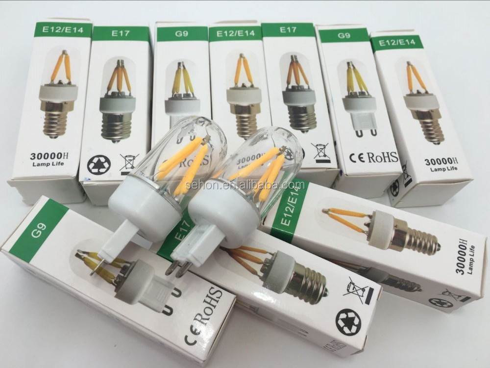 Mini LED Light Bulb G9 E17 E14 E12 3W Dimmable LED Filament Bulb