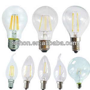 italiano style glass lampshade 1W 2W 3W 4W 8W filament bulb pendant lighting bulbs