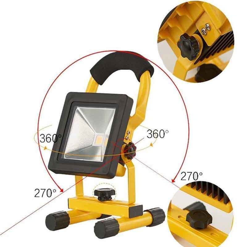 Rechargeable led emergency light led outdoor flood light 10w/20w/30w/50w