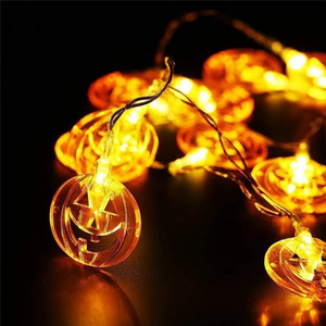 Halloween Day Party Decoration 1.5m 10 Led Halloween Skeleton Ghost Pumpkin Led Lamp String Lights