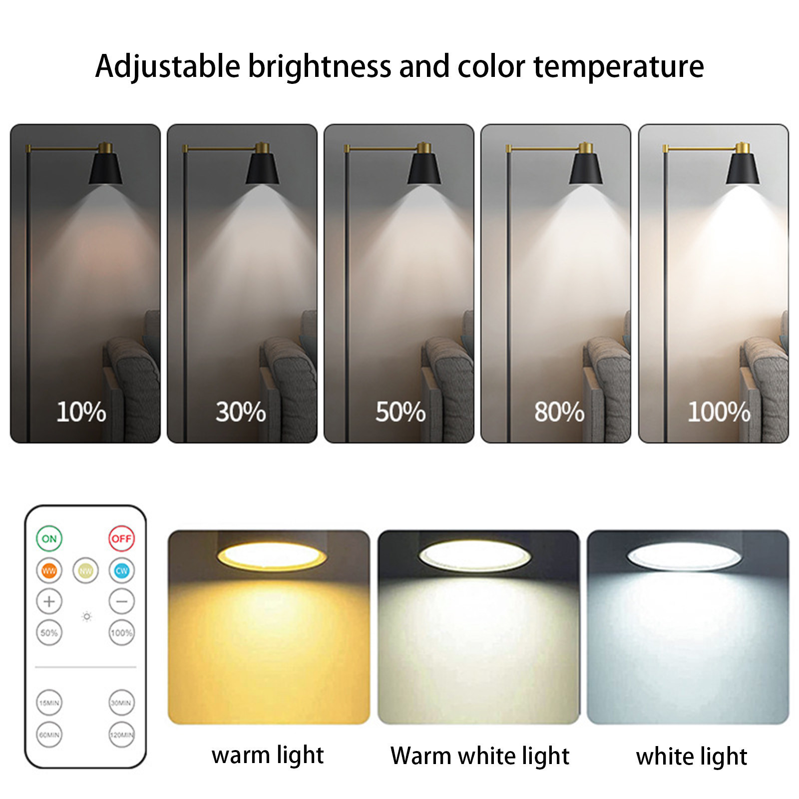 Ice Puck Light 3 Colors Variable Led Battery E26 Adjustable Light With Screw Base Table Lamp Kitchen Wireless Night Light