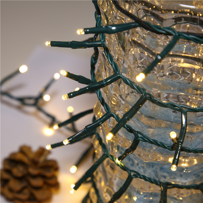 Outdoor Firecrackers Fairy Lights Cluster Led String Light Christmas Fireworks Garland Lights for Window Wall Tree Decoration