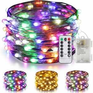 Battery Operated Waterproof Fairy String Lights Decoration Twinkle Star Copper Wire String Lights