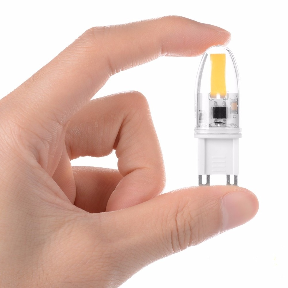 Small LED AC110/220v G4 G9 COB SMD 1W 2W 4W 500lm LED Bulb Glass Silicon 2700K 4000K 6500K Light