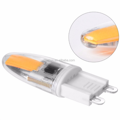 Small LED AC110/220v G4 G9 COB SMD 1W 2W 4W 500lm LED Bulb Glass Silicon 2700K 4000K 6500K Light