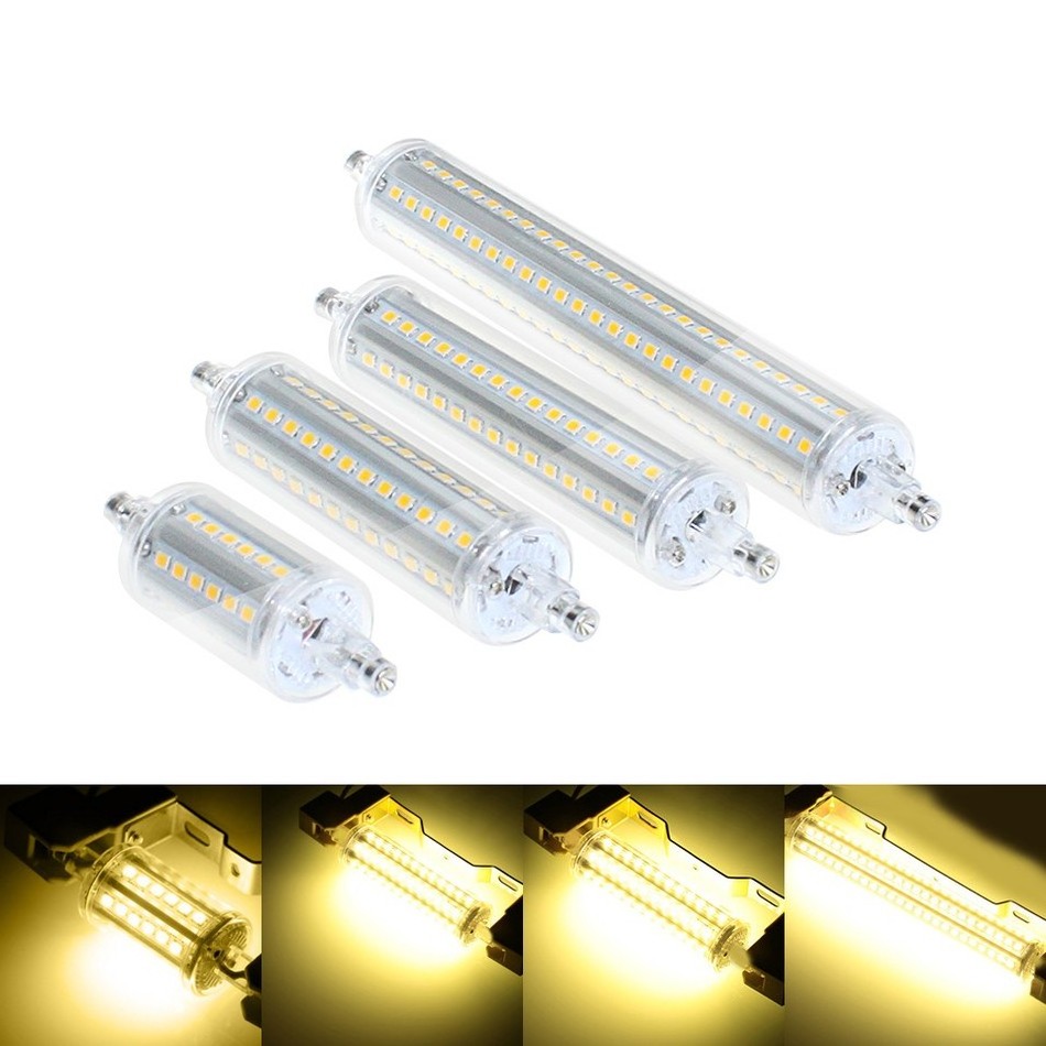 R7s Led Bulb 78-118mm 5-20w Dimmable Warm White 3000k Linear Replace 300w Halogen Lamp