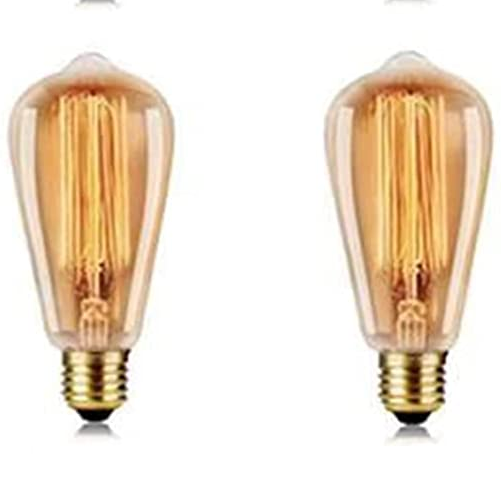 Vintage ST64 Tungsten Filament Incandescent Bulb Glass Body Retro Edison Bulb 20W 40W 60W Lamp For Decoration