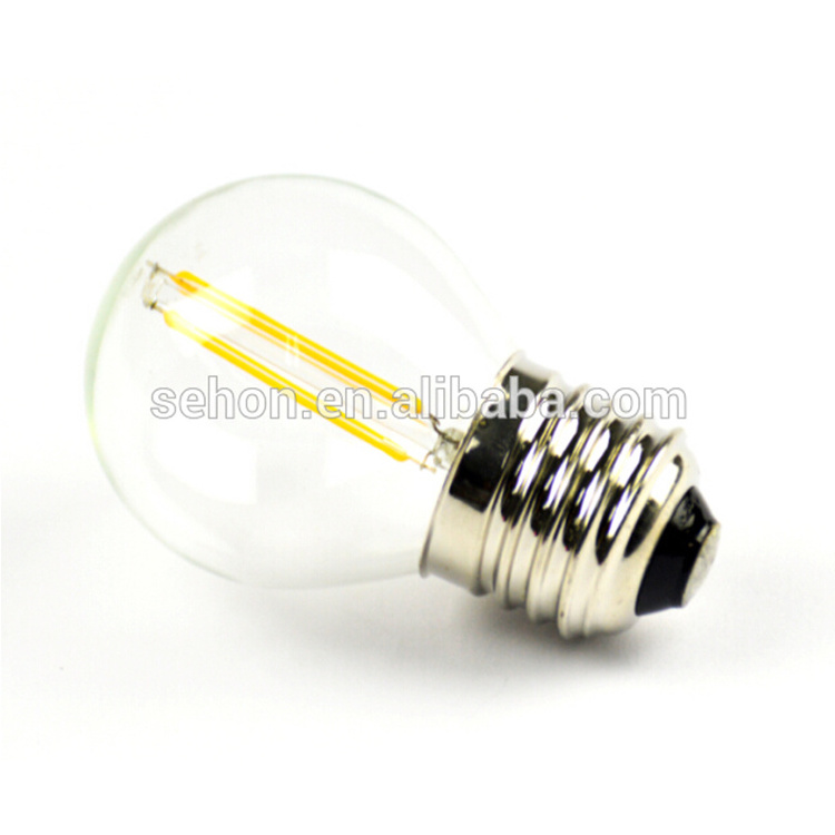 E12 E14 E26 E27 G45 G50 G14 2W 3W 4W 5W Clear Amber Vintage Edison Electric Light Bulb Filament Lamp LED Bulb