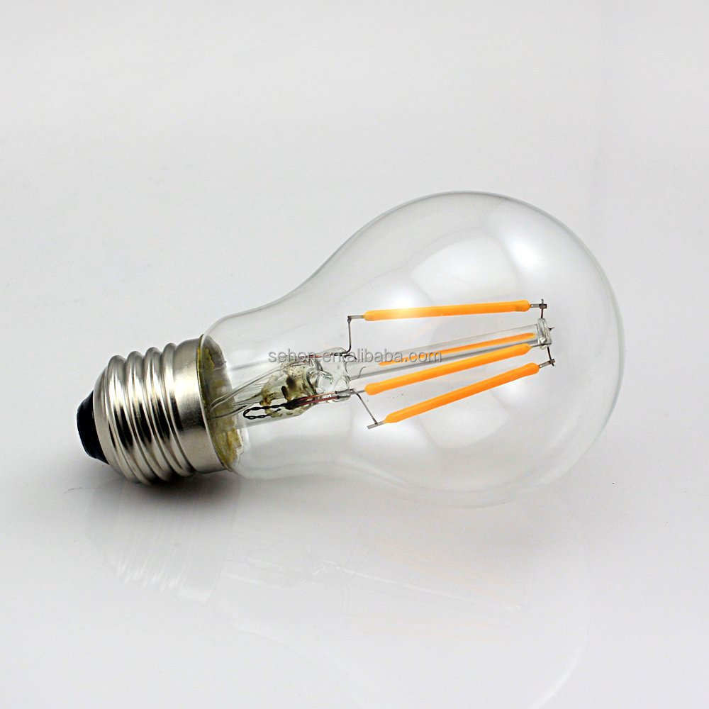 Low voltage 12V/ 24VDC led light bulb A60 4W led filament light smart lighting