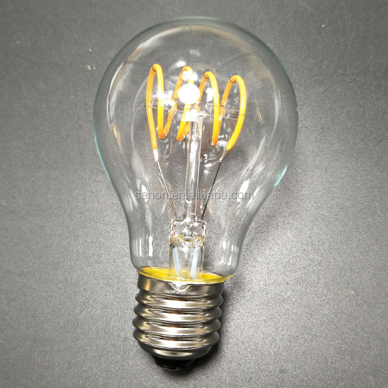 AC/DC 12V 24V 36V 4W led bulbs E27 E14 dimmable a60 filament bulb