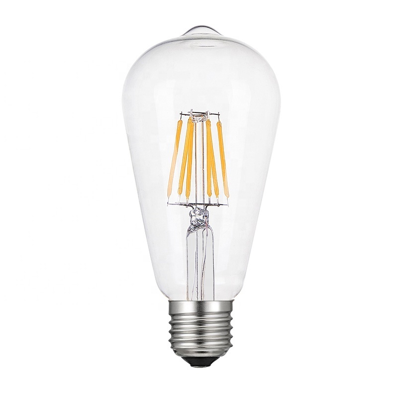 Retro Carbon Filament Bulbs LED source st64 cylinder e27 bulbs 4w