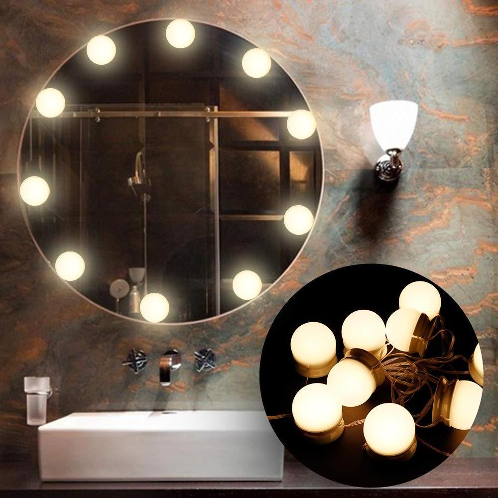 Ip65 Hollywood Salon Vanity Fixture Make Up Wall Bathroom Makeup Led Mirror Light Bulb Lamp Made in China