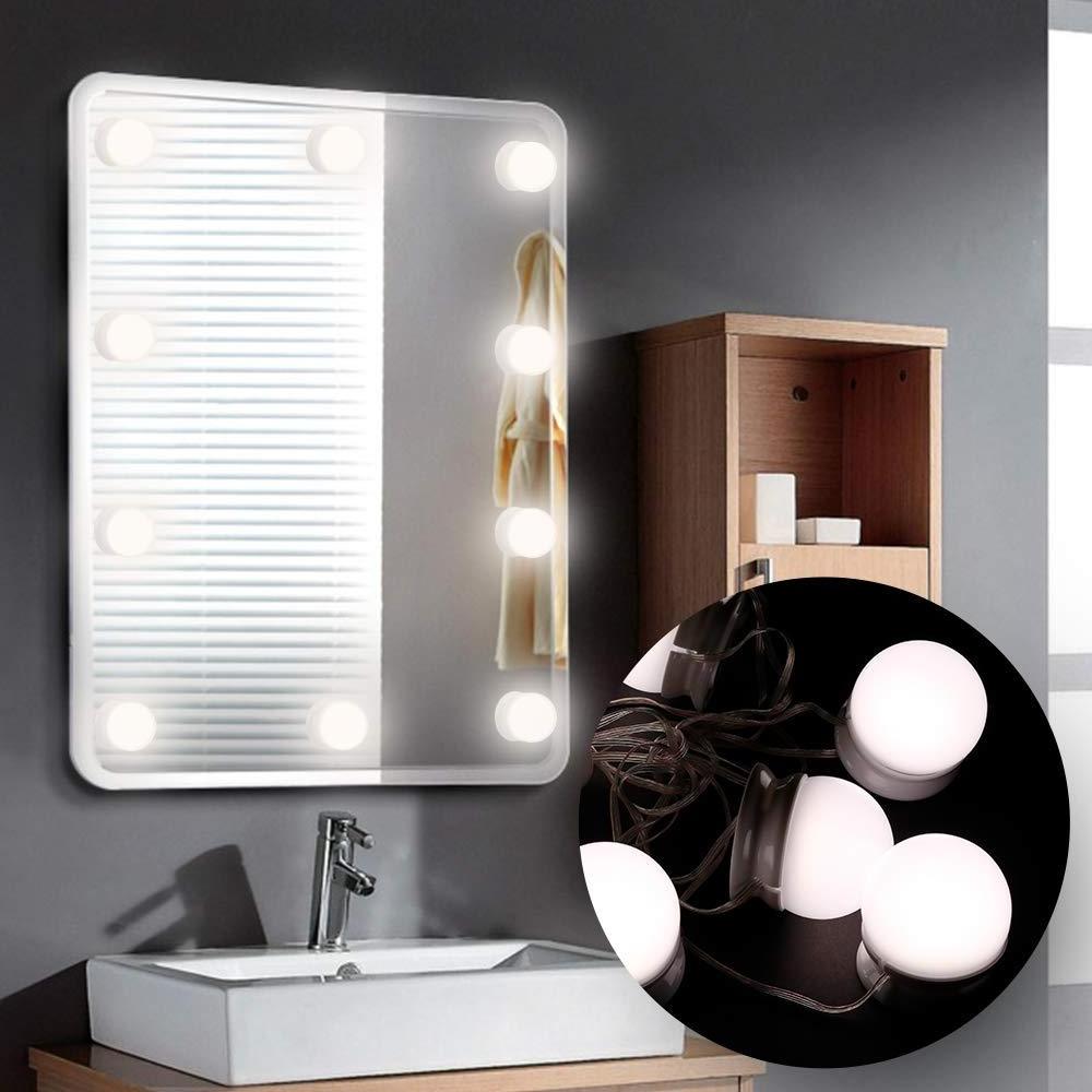 Ip65 Hollywood Salon Vanity Fixture Make Up Wall Bathroom Makeup Led Mirror Light Bulb Lamp Made in China