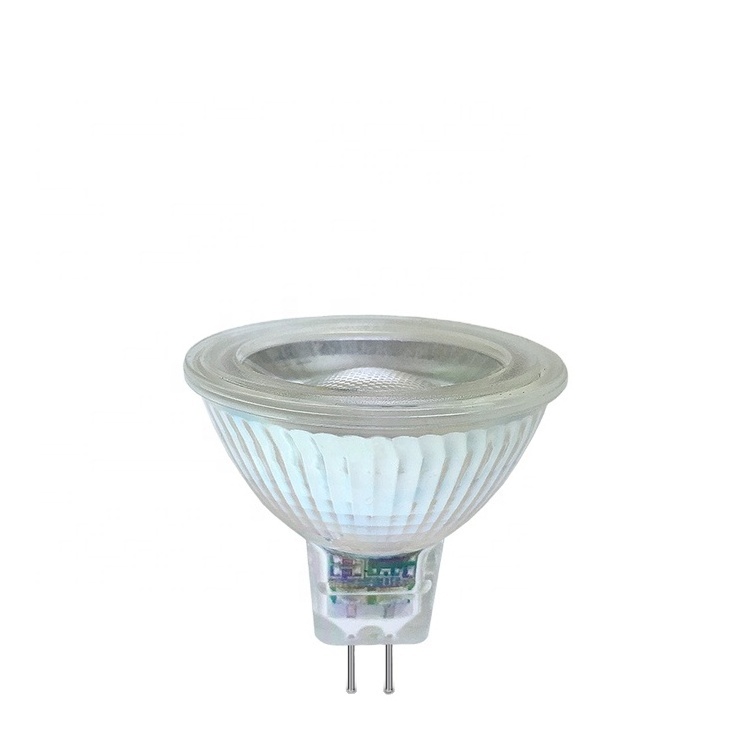 dimmable 5W mr16 led bulb gu5.3 dimmable glass spotlight mr16 12v 24v high lumen efficiency led spot lamp