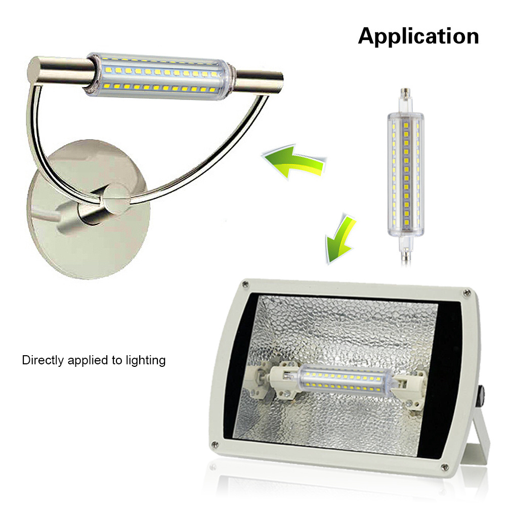 R7s Led Bulb 78-118mm 5-20w Dimmable Warm White 3000k Linear Replace 300w Halogen Lamp