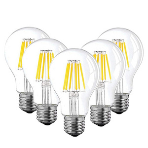 4500K Daylight Warm White 2700K E26 E27 DC12V 24V Led 6W Filament Bulb Low Voltage Edison Globe Bulbs