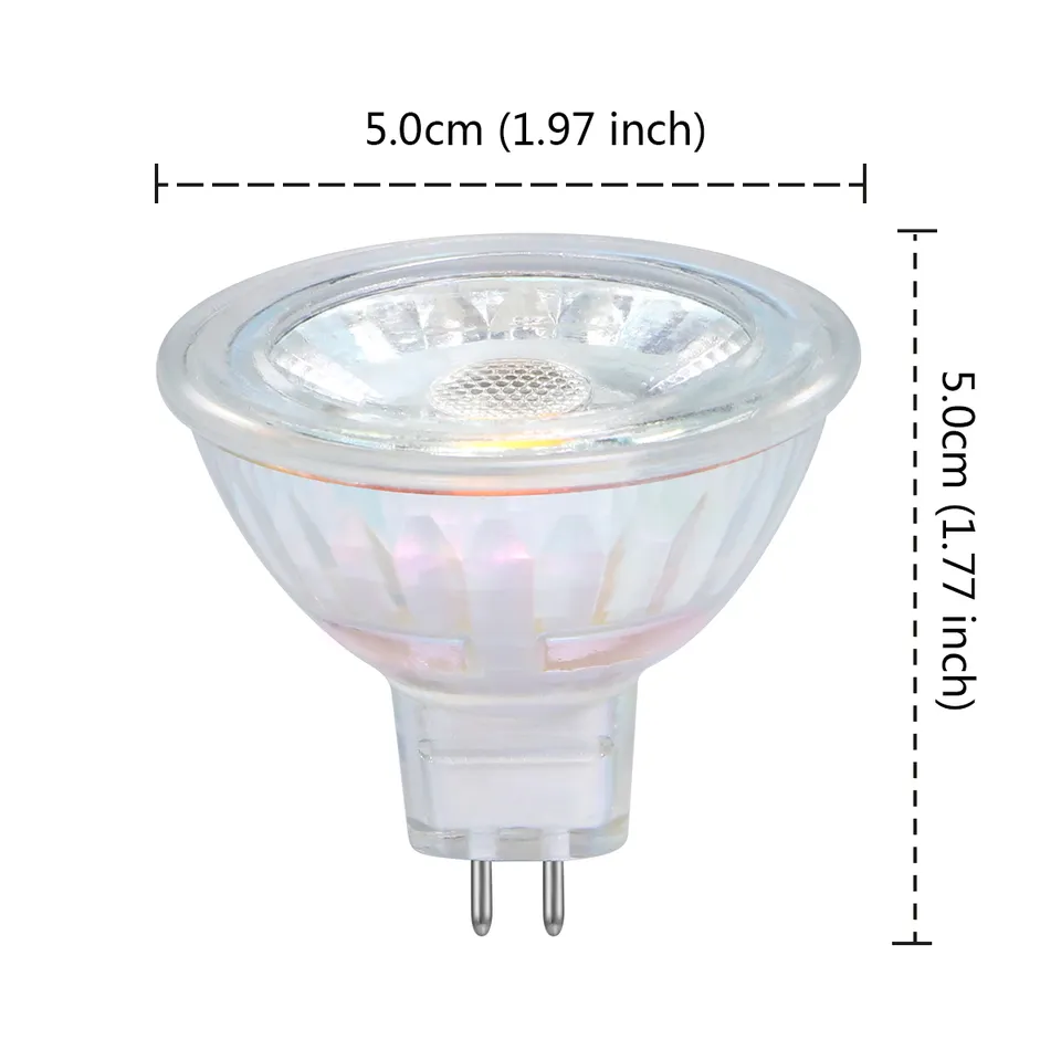 China CE ROHS glass led spotlight dimmable Diameter 50mm wholesale cob/SMD 5W MR16 GU10 led spotlight