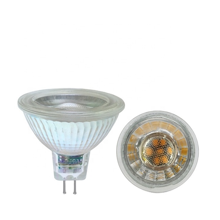 dimmable 5W mr16 led bulb gu5.3 dimmable glass spotlight mr16 12v 24v high lumen efficiency led spot lamp