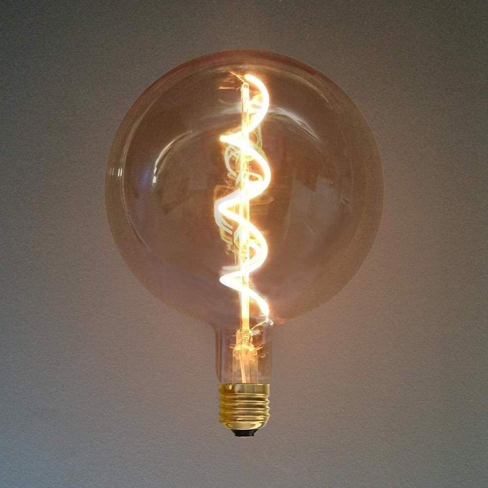 G150 4W AC120V 230V customized Led soft filament bulb diameter 150mm dimmable bulb led