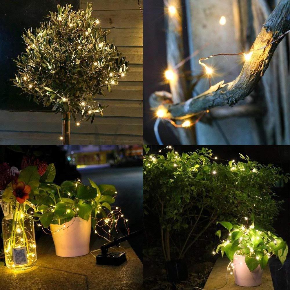 Solar String Lights Outdoor Fairy String Lights Ambiance Lighting For Home Lawn Wedding Christmas Party Deco