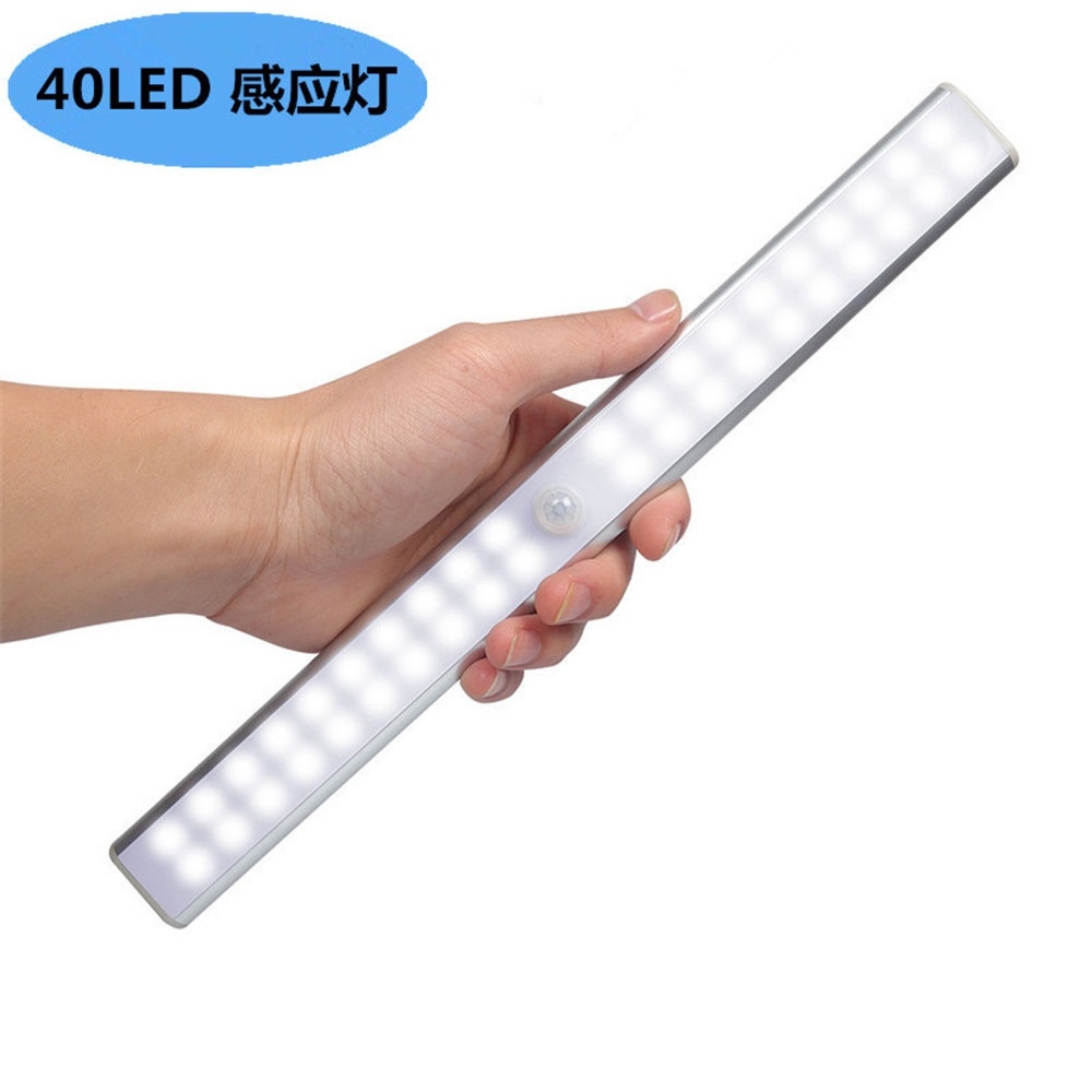 Slim Smart PIR LED Wireless Motion Sensor Light Bed Lamp Led Wardrobe Under Cabinet Night Light for Closet Stairs Kitchen