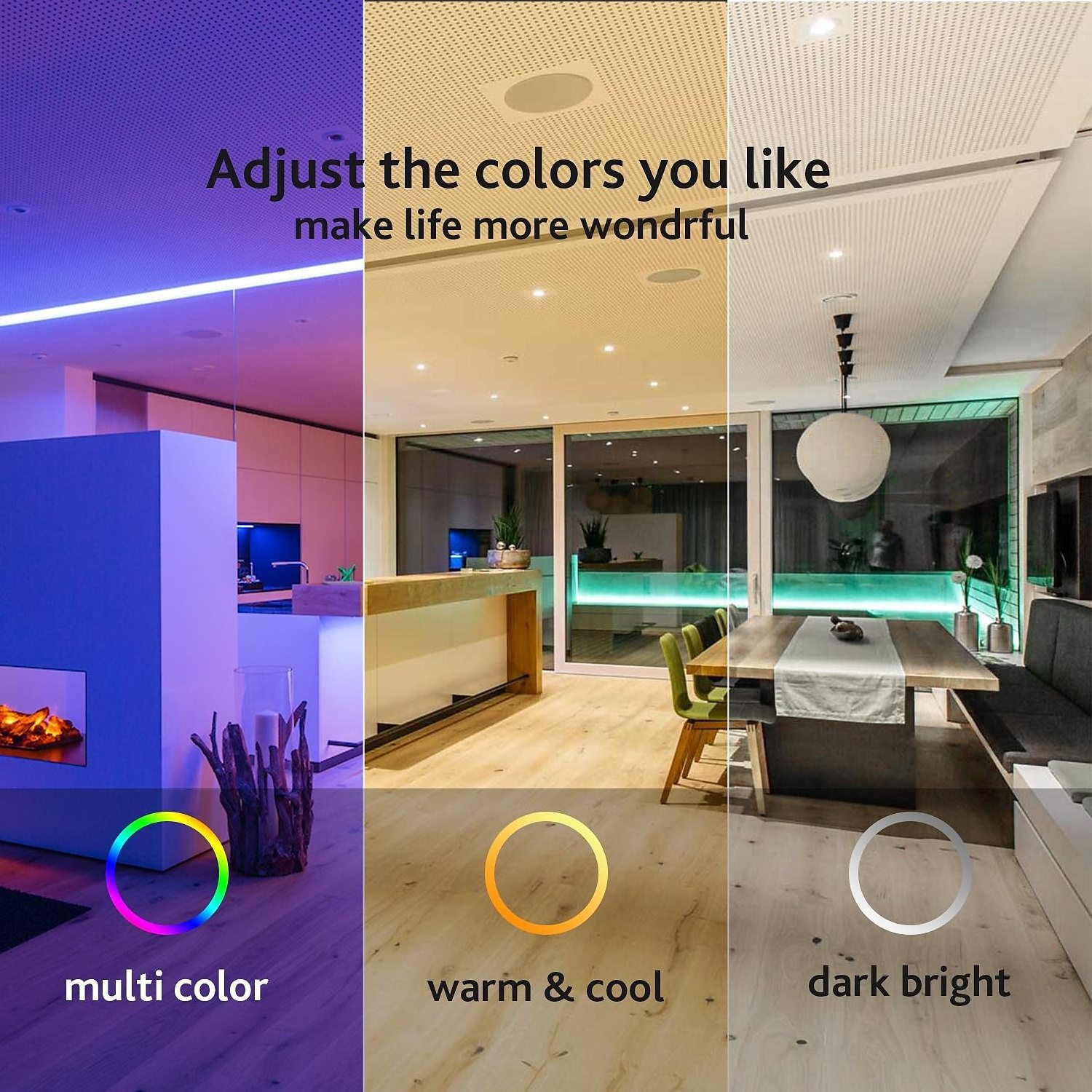 RGB Color Changing Canless LED Recessed Lights 9W Dimmable Retrofit Recessed Downlight Lights