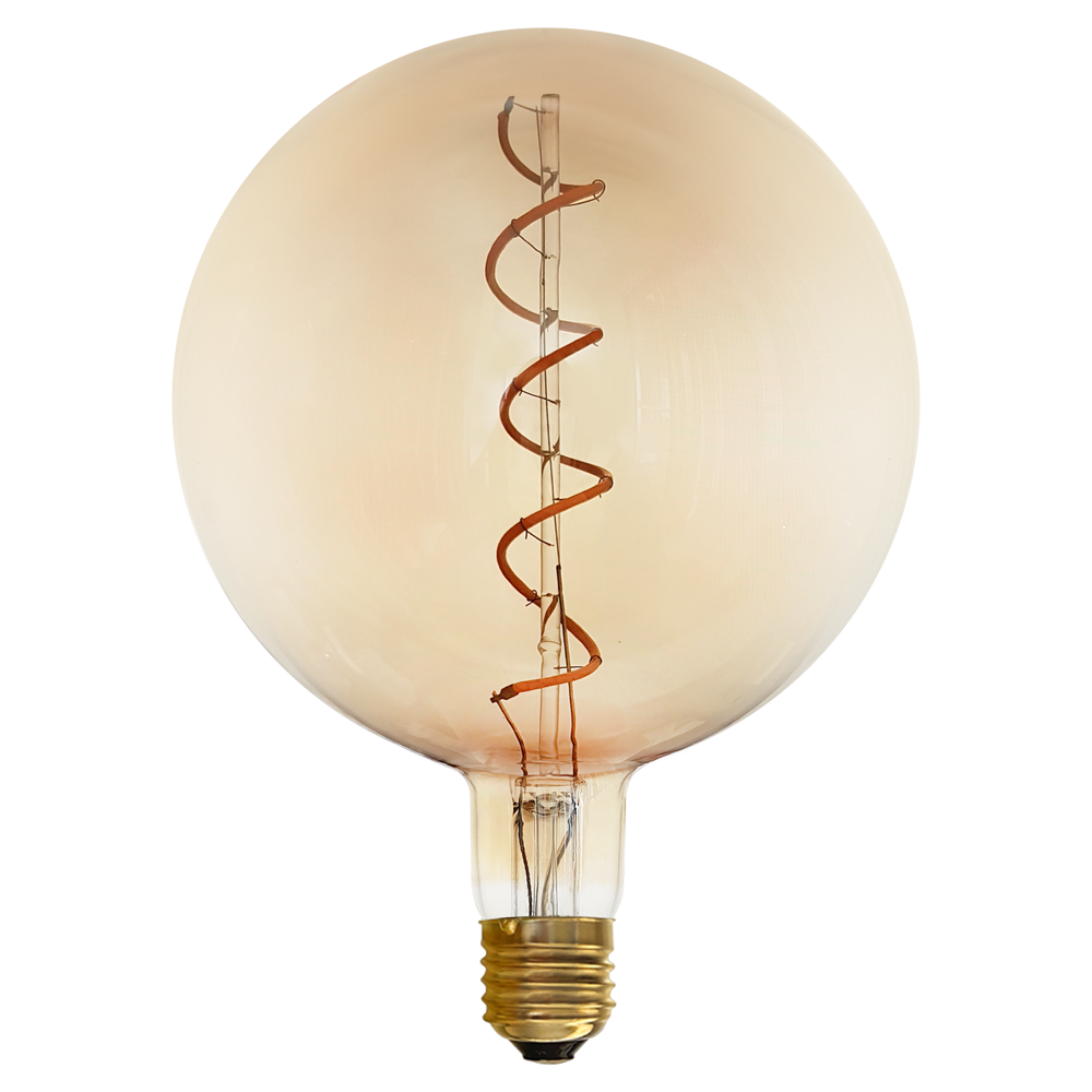 G150 4W AC120V 230V customized Led soft filament bulb diameter 150mm dimmable bulb led