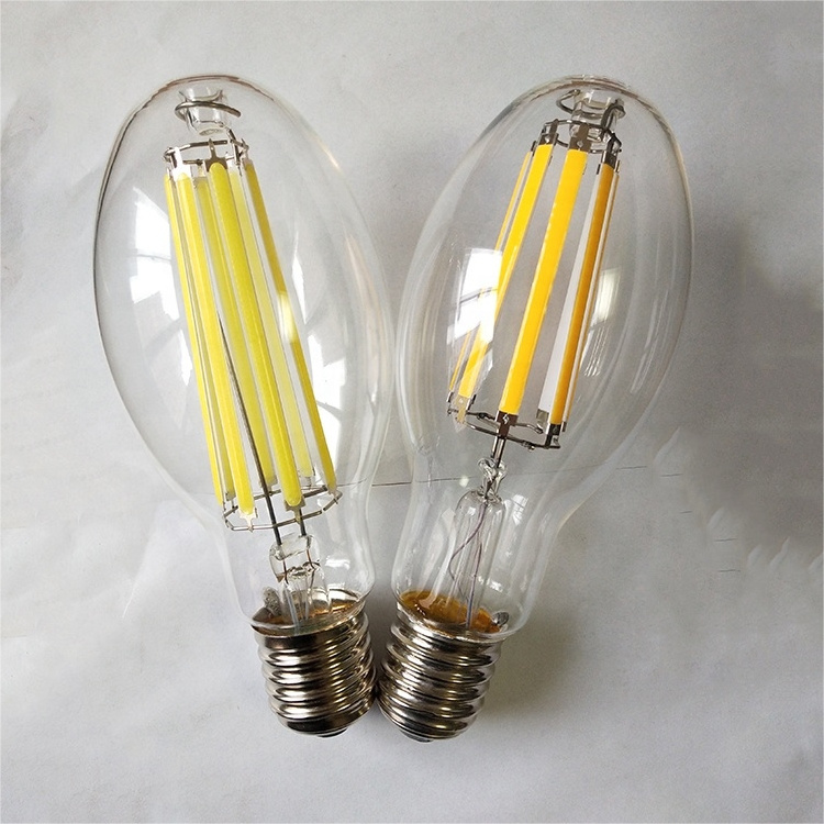 High-lumen LED filament light bulbs 380V 20w 30w 40w 50w clear bulb T46 ED75 ED90 2000K-6500K Street Lighting Bulb