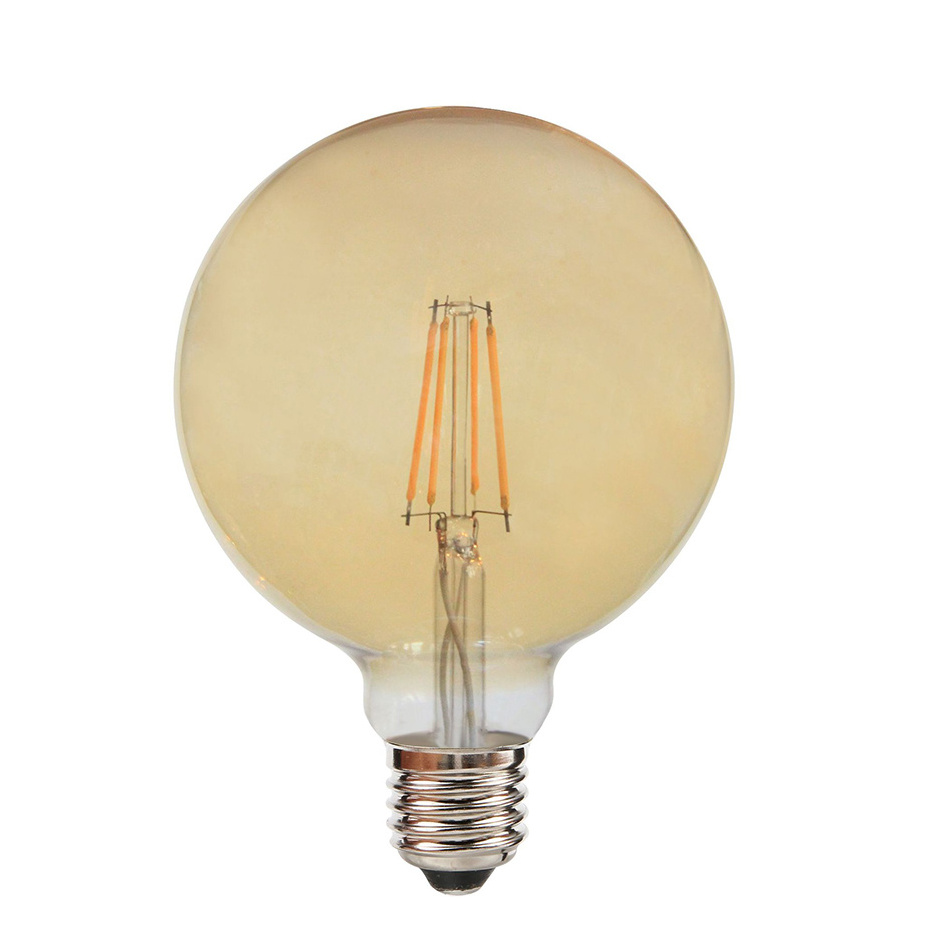 Soft White E26 Large LED Globe Bulb Vintage Edison G125 Edison Style LED Filament Light Bulb