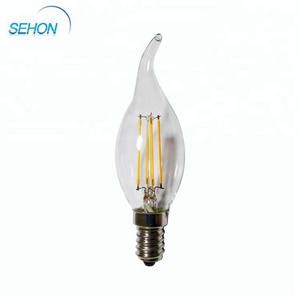 B10 4W Filament Led Porch Post Light Bulb Outdoor 50W Incandescent Equivalent E26 Medium Base  2700K Warm White  from sehon