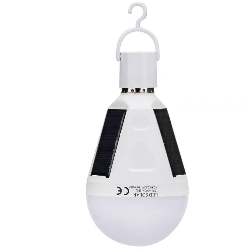 Emergency 4 To 6 Hours Energy Saving Bulb Lights Led Camping Rechargeable Solar Outdoor Lamp