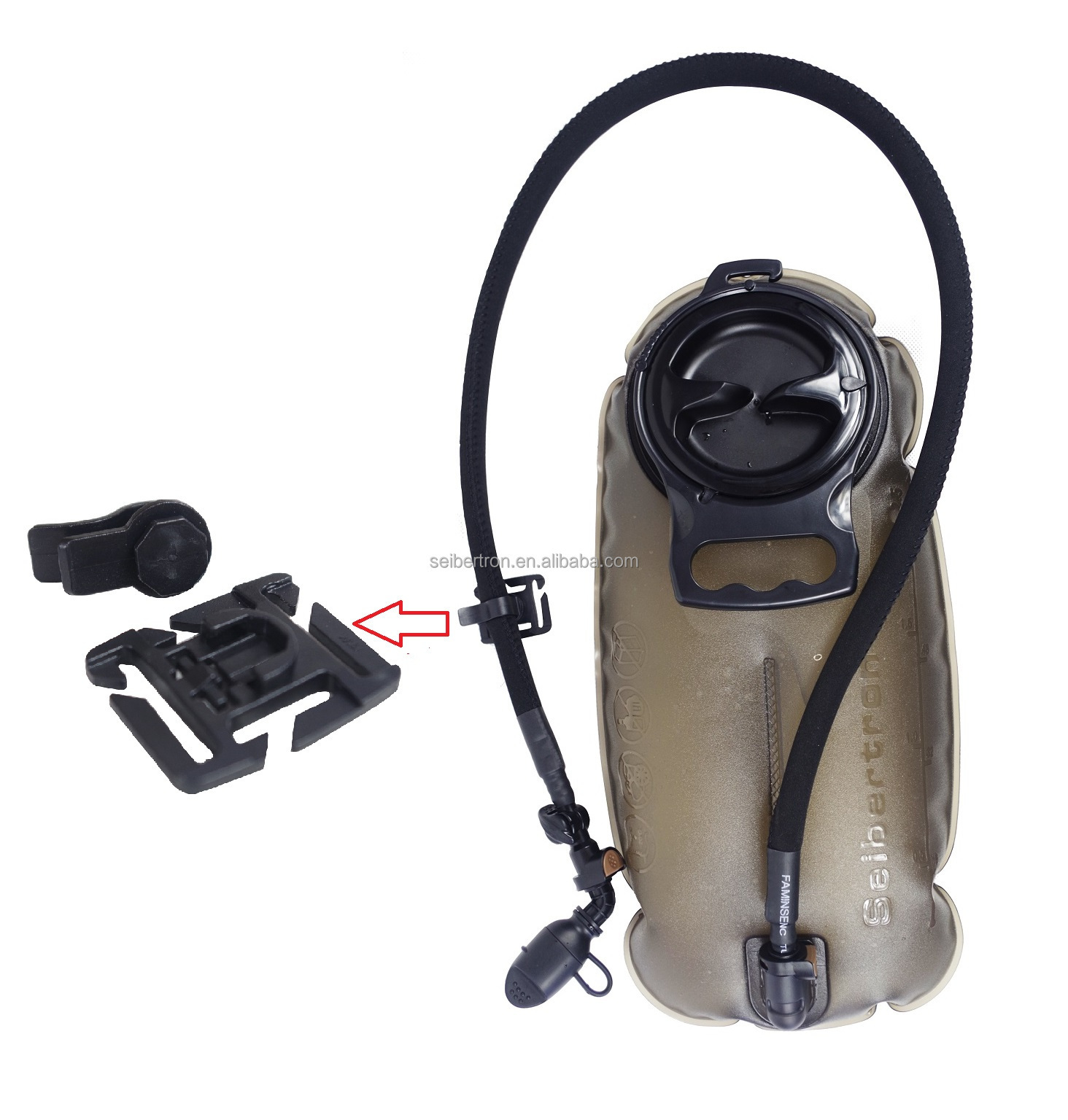 Seibertron  Hydration Bladder 2.5 Liter Water Reservoir Water Bladder Hydration Pack Bladder Approved Tasteless and BPA-Free