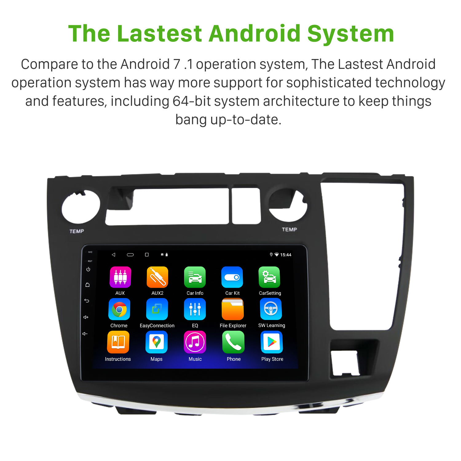 7 inch Car Android13.0 Car stereo head unit for 2004-2007 NISSAN ELGRAND Support GPS Navigation Steering Wheel Control