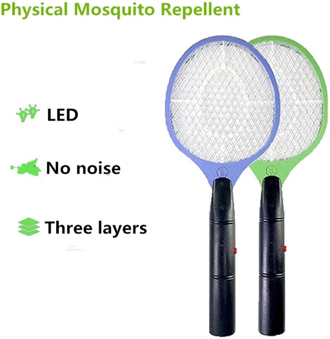 Seicosy pest control mosquito killer lamp fly swatter electric battery mosquito bat