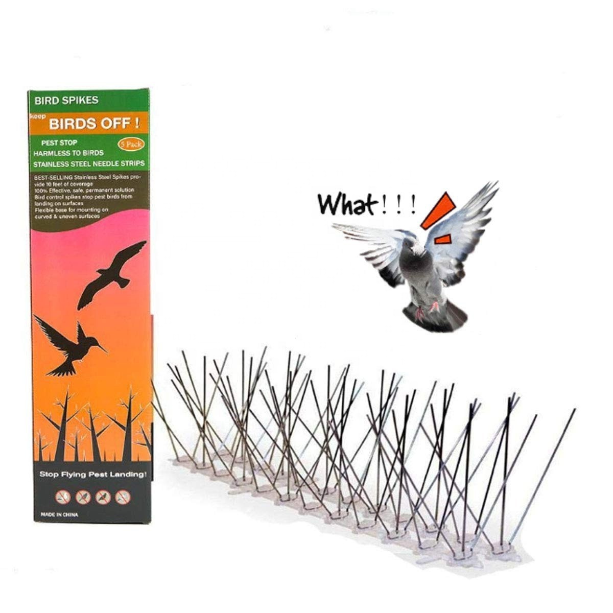 Seicosy Factory Wholesale Bird repeller great quality durable stainless steel anti bird spikes