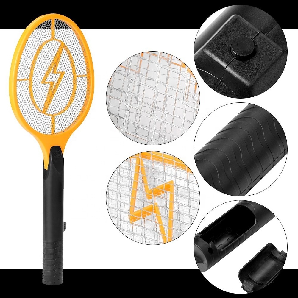 Seicosy Wholesale Battery-powered electronic mosquito fly swatter electric mosquito killer racket