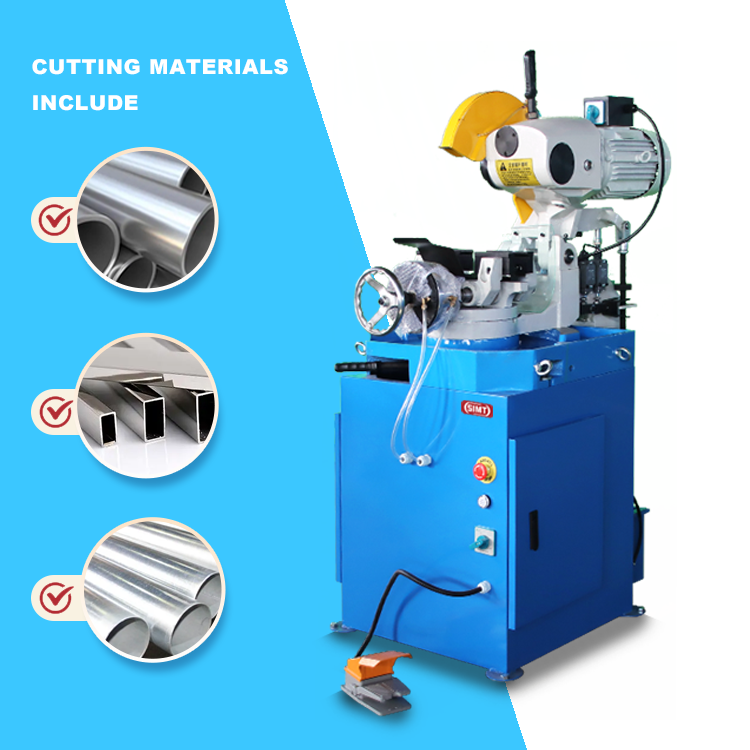 MC-315B pneumatic circular saw cutting machine metal pipe cutting machine stainless steel and bevelling