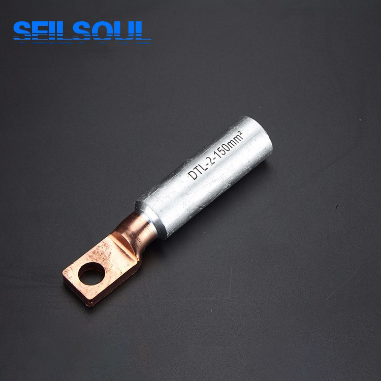 DTL Copper And Aluminum Electrical Connectors,Bimetallic Copper Cable Lug Size