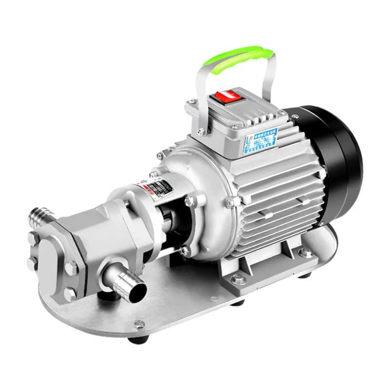 Hot sale Portable WCB Stainless steels Electric 110V 220V 380V Food grade lube oil transfer oil gear pump for lubrication oil