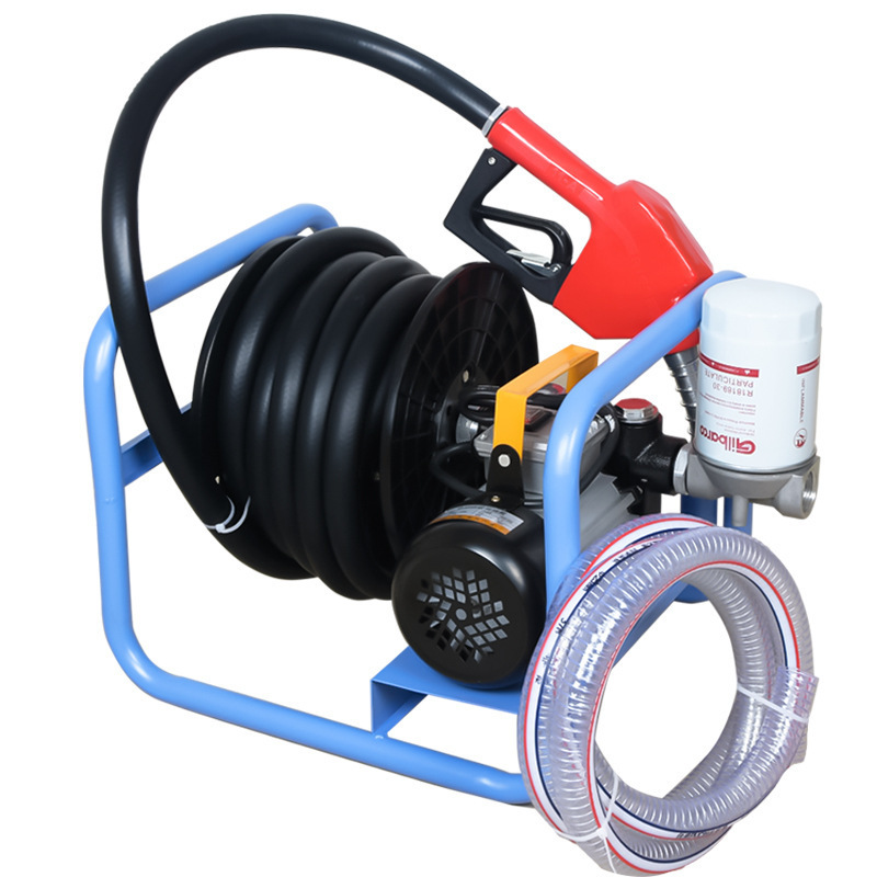 Best selling multi-specification diesel electric pumping refueling manual gun metering reel pump Cast Iron Hose Reel