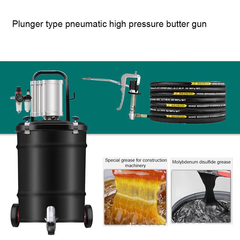 60 gallon High Pressure Air Operated Pneumatic oil transfer pump oil drum trolley barrel pump for oil pumping