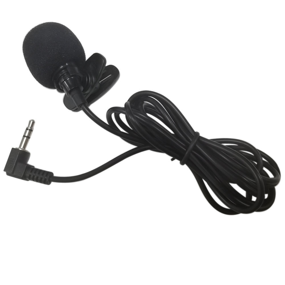 Single Head 3.5mm Audio Input Sound Player Tie Collar Microphone