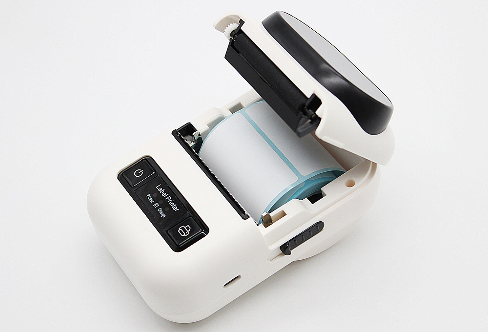 PT260 Portable Thermal Label Printer For Android IOS With Paper Roll Mini Pocket Wireless Sticker Label Tag Price Maker Machine