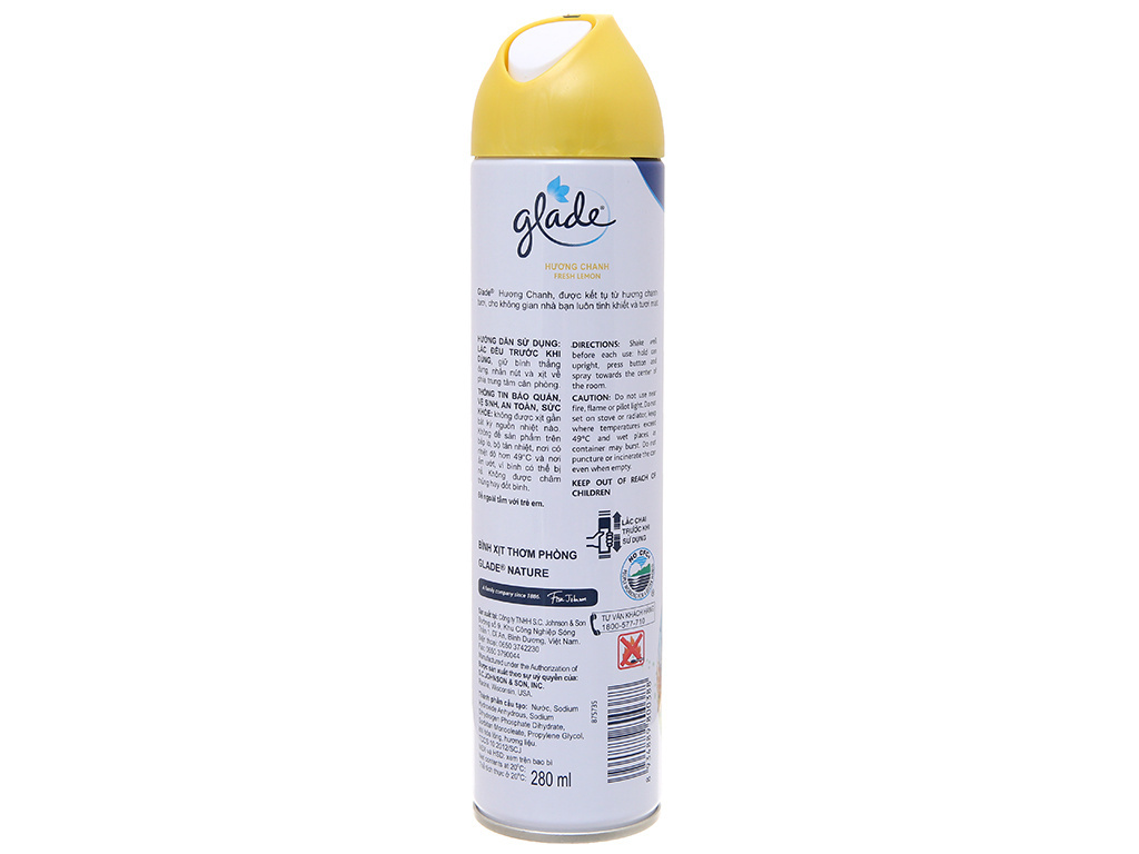 freshener air spray with lemon flavour