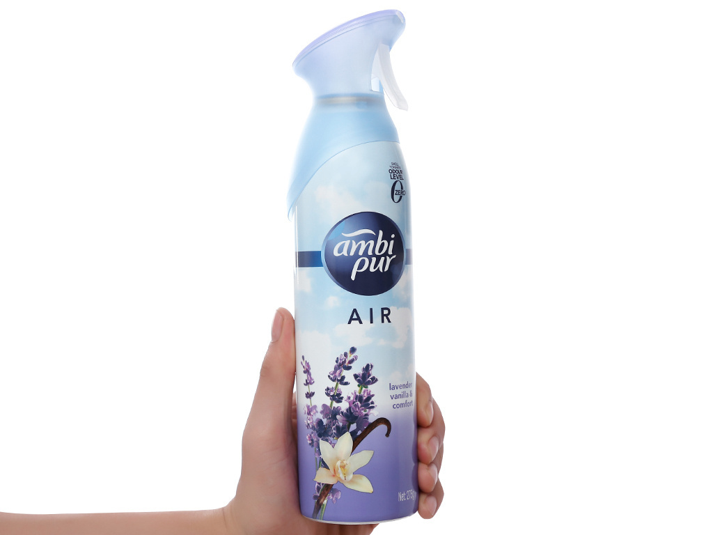 Ambi-Pur Lavender and Vanilla scent Air freshener Spray.