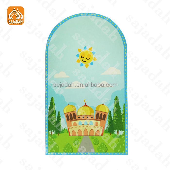 Sejadah Kids Prayer Mat Muslim Gift Colourful Design for Boys or Girls