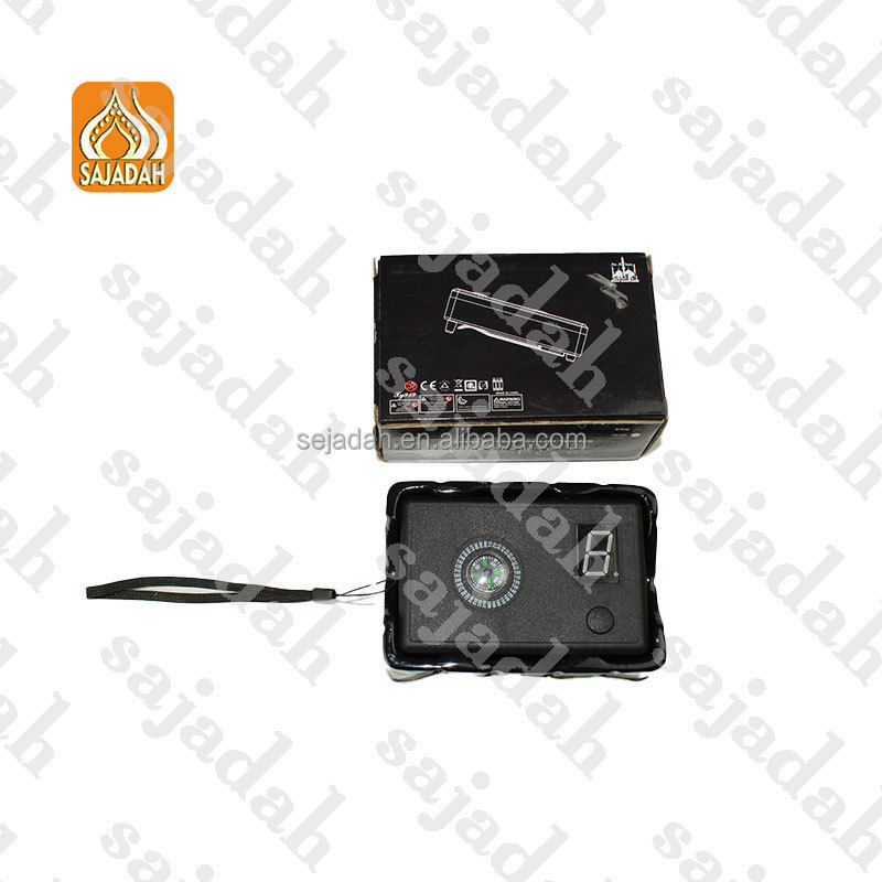 Wholesale Factory Price XY919 Sajadah Muslim Gift Sets Muslim Prayer Mat Portable  Electronic Rakat Counter with Compass