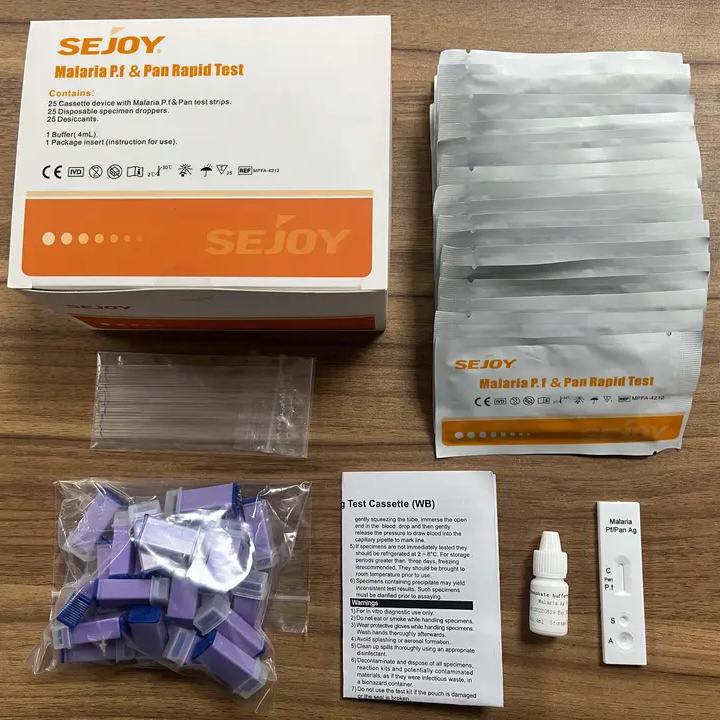 Sejoy Customize Malaria Test Strips Malaria Rapid Diagnostic Test Kit